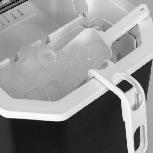 Maquina de gelo 12 Kg com sensor de cesta cheia preta - MG-01  110V