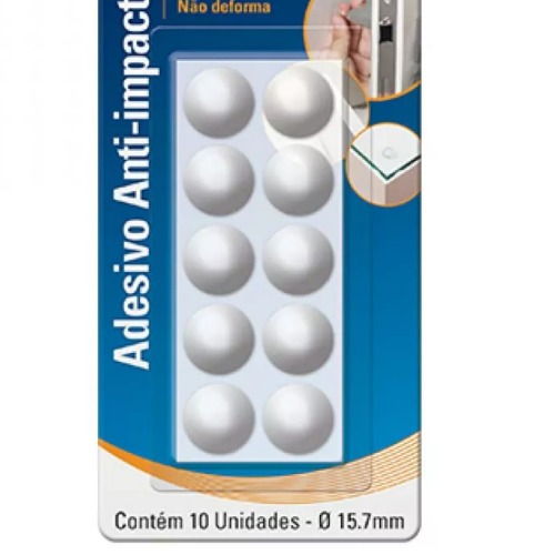 Protetor adesivo anti-impacto gota 15,7 mm com 10 unidades Protetor adesivo anti-impacto gota 15,7 mm com 10 unidades