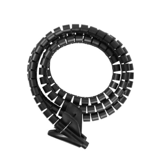 Organizador de Cabos 3 m 22 mm Preto - BOM-5540 Organizador de Cabos 3 m 22 mm Preto - BOM-5540