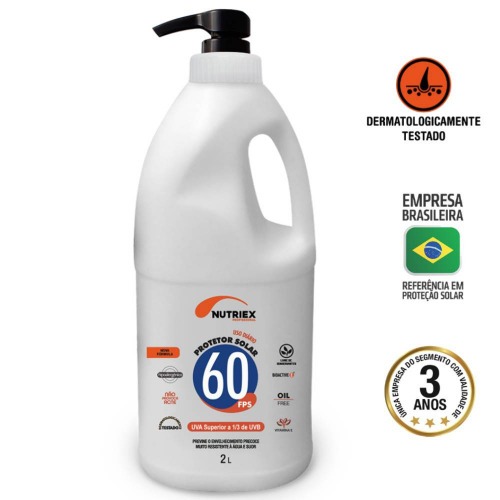 Protetor solar corporal 2 litros FPS 60 - 61036 Protetor solar corporal 2 litros FPS 60 - 61036