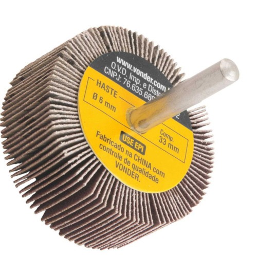 Roda de lixa 50 mm x 20 mm com haste gr�o 220