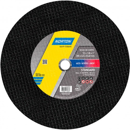 Disco de corte para metal e inox 12 Disco de corte para metal e inox 12