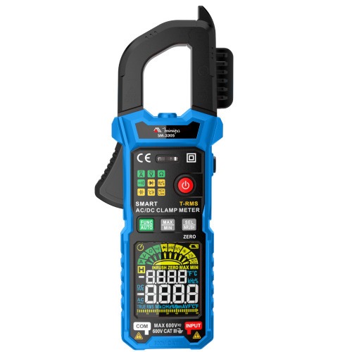Alicate amperímetro digital True Rms CAT III 600V Smart - SM-3305 Alicate amperímetro digital True Rms CAT III 600V Smart - SM-3305