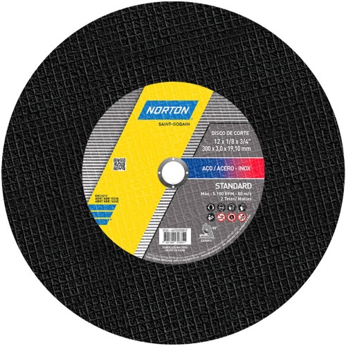 Disco de corte para metal e inox 12 Disco de corte para metal e inox 12