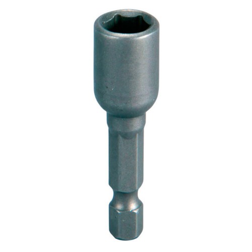 Soquete magn�tico sextavado 7 x 50 mm encaixe de 1/4