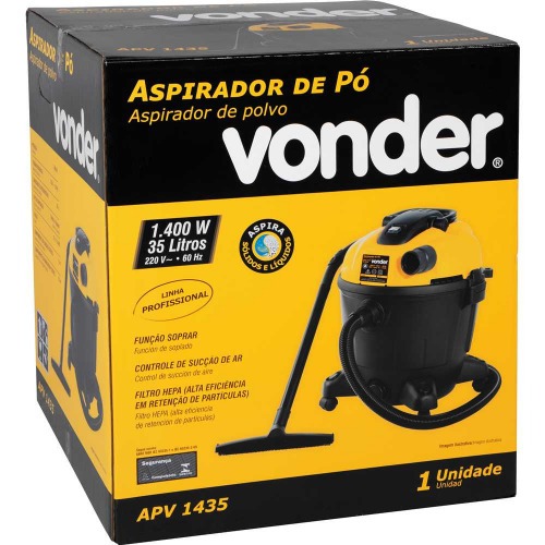 Aspirador de pó e líquidos 1400W 35 litros - APV 1435 220V Aspirador de pó e líquidos 1400W 35 litros - APV 1435 220V