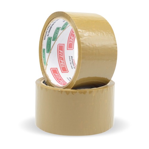 Fita adesiva 48 mm x 45 m com 5 pe�as marrom - 10104002
