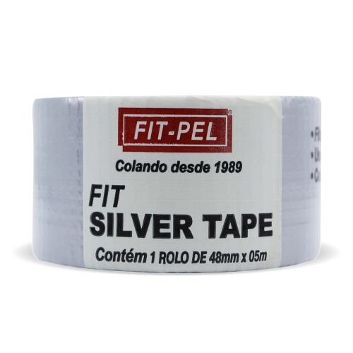 Fita adesiva 48 mm x 5 metros Silver Tape - 10903905
