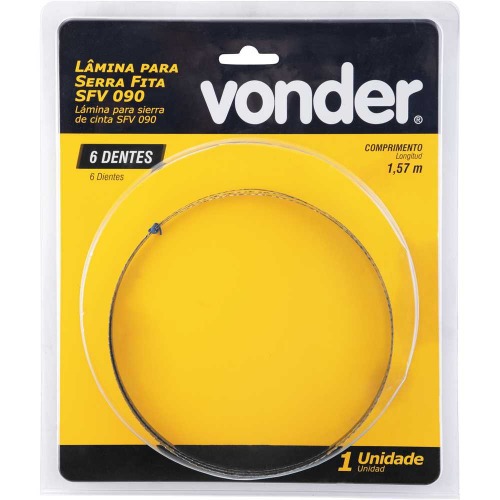 L�mina para serra fita SFV 090 6 dentes por polegada
