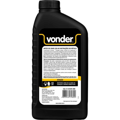 Óleo lubrificante para ferramentas pneumáticas 1 litro Óleo lubrificante para ferramentas pneumáticas 1 litro