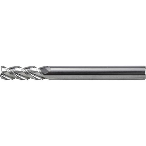 Fresa topo 5,0 mm em metal duro com 3 cortes Fresa topo 5,0 mm em metal duro com 3 cortes