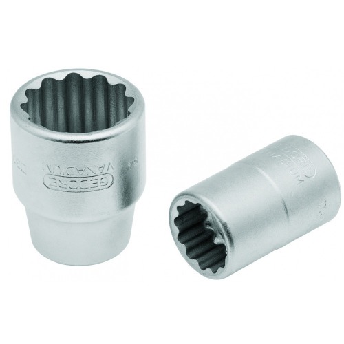 Soquete estriado 24 mm encaixe de 3/4 Soquete estriado 24 mm encaixe de 3/4