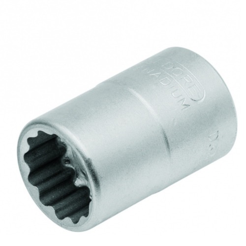 Soquete estriado 24 mm encaixe de 3/4 Soquete estriado 24 mm encaixe de 3/4