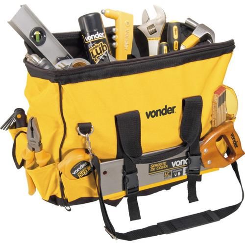 Bolsa de lona 450 x 250 x 350 mm com 18 bolsos - BL 060