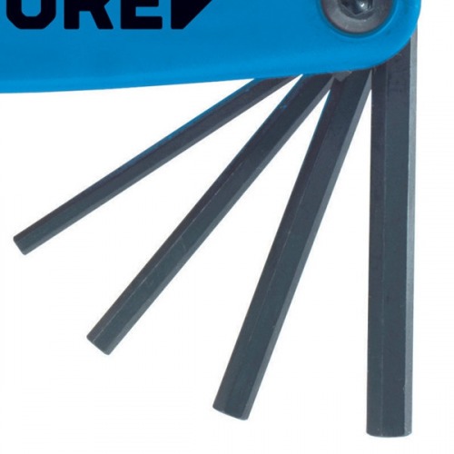 Jogo de chave allen em armação 2 a 8 mm com 7 peças - 42SCL Jogo de chave allen em armação 2 a 8 mm com 7 peças - 42SCL