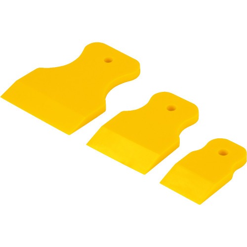Jogo de espátulas em PVC 3 peças Jogo de espátulas em PVC 3 peças