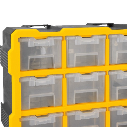 Organizador plástico com 9 compartimentos - OPV 009 Organizador plástico com 9 compartimentos - OPV 009