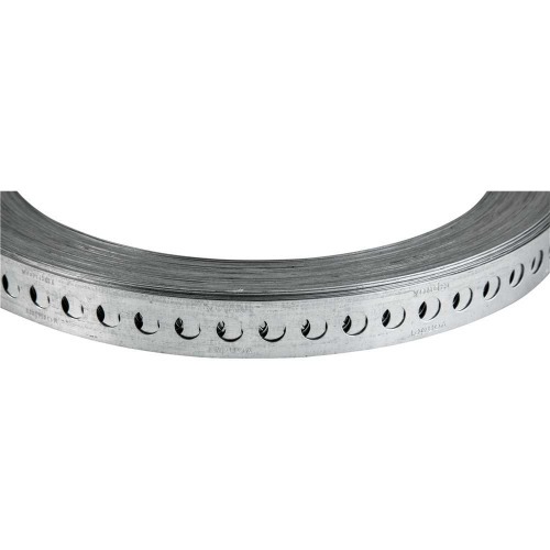 Fita de a�o carbono perfurada 17mm x 0,4mm x 30m