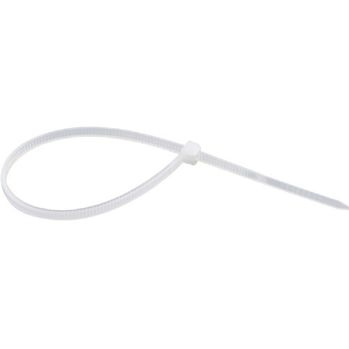 Abra�adeira de nylon branca 2,5 x 100 mm com 100 pe�as