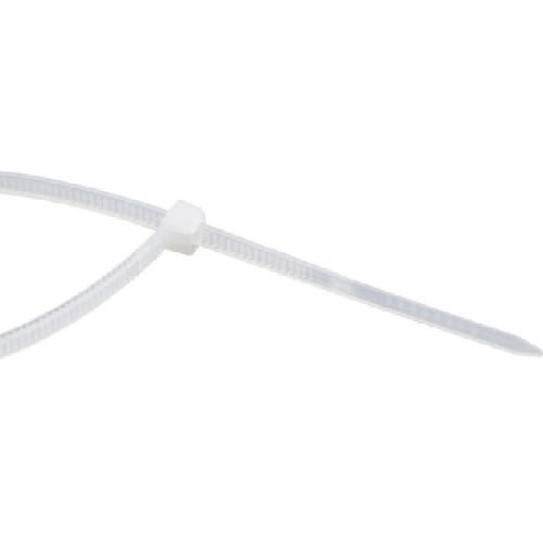 Abra�adeira de nylon branca 2,5 x 100 mm com 100 pe�as