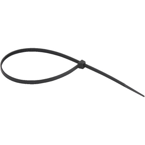 Abraçadeira de nylon preta 3,6 x 140 mm com 100 peças Abraçadeira de nylon preta 3,6 x 140 mm com 100 peças