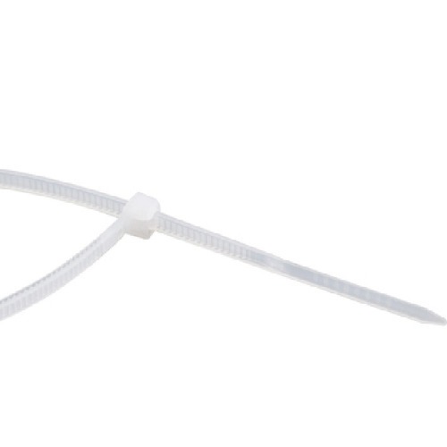 Abra�adeira de nylon branca 4,8 mm x 28 cm com 100 pe�as