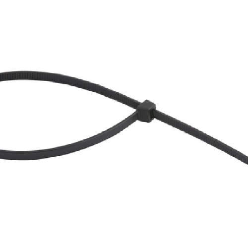 Abracadeira de nylon preta 4,8 mm x 40 cm com 100 pe�as