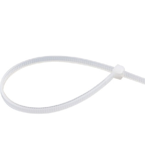 Abracadeira de nylon branca 4,8 mm x 40 cm com 100 pe�as