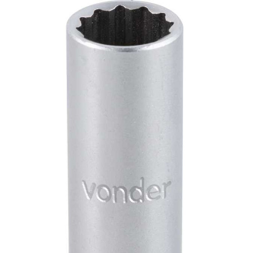 Soquete estriado para vela de igni��o 14 mm encaixe 3/8