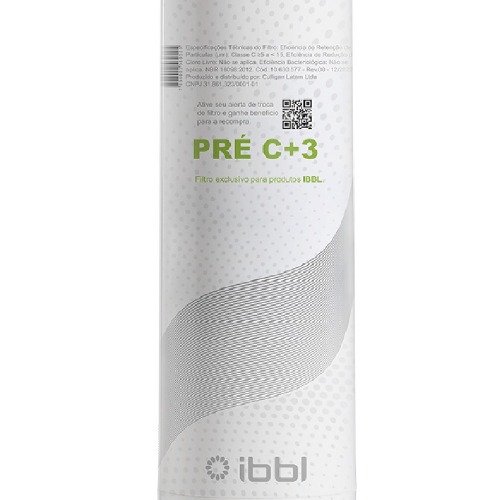 Refil Filtro para purificador de água Cofilter pré C+3 Refil Filtro para purificador de água Cofilter pré C+3