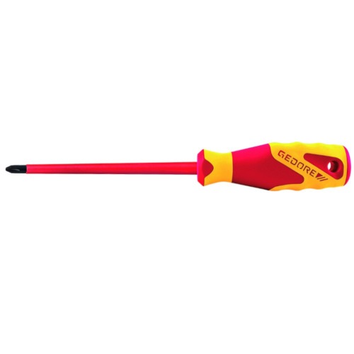Chave de fenda isolada 4 mm aço molibdênio-vanádio-plus - VDE 2170 Chave de fenda isolada 4 mm aço molibdênio-vanádio-plus - VDE 2170