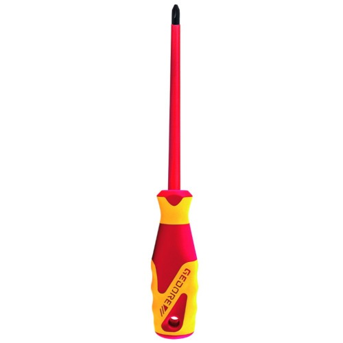 Chave de fenda isolada 4 mm aço molibdênio-vanádio-plus - VDE 2170 Chave de fenda isolada 4 mm aço molibdênio-vanádio-plus - VDE 2170