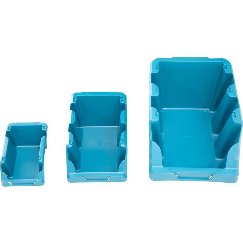 Estante metálica com 49 gavetas azuis n°3 / n°5 / n°7 Estante metálica com 49 gavetas azuis n°3 / n°5 / n°7