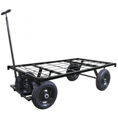 Carro plataforma com tampo em grade de aço capacidade de 600 kg - MP-600G Carro plataforma com tampo em grade de aço capacidade de 600 kg - MP-600G