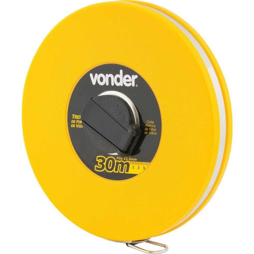 Trena de fibra de vidro 30M com caixa fechada Trena de fibra de vidro 30M com caixa fechada