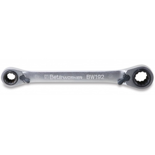 Chave estrela com catraca reversível 8 x 10 e 12 x 13mm - BW 192 Chave estrela com catraca reversível 8 x 10 e 12 x 13mm - BW 192
