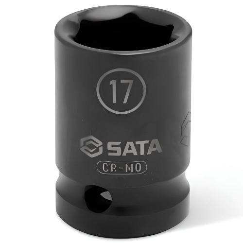 Soquete sextavado de impacto 17 mm encaixe 1/2