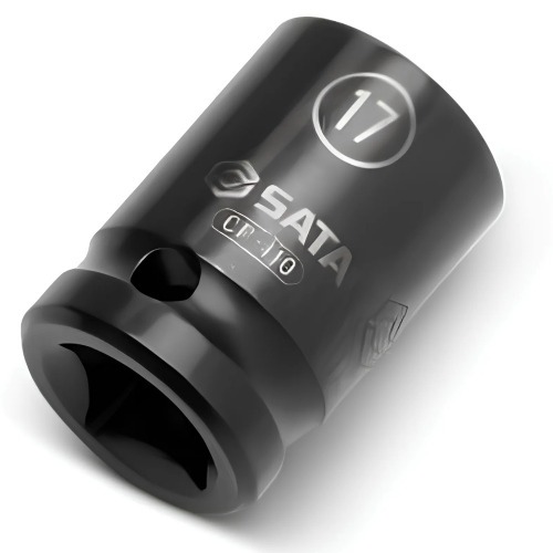 Soquete sextavado de impacto 17 mm encaixe 1/2