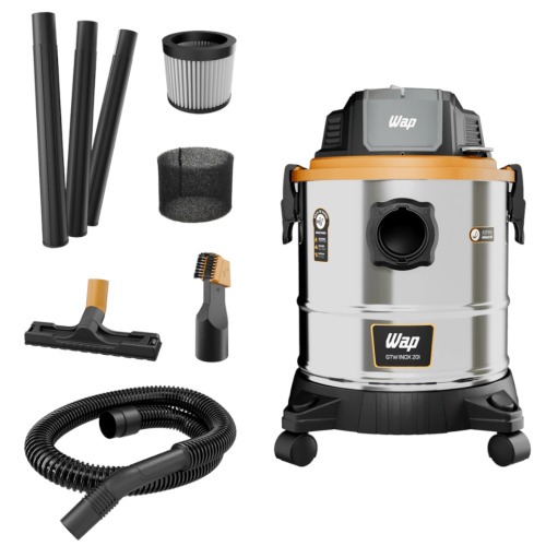 Aspirador de p� e l�quido 1900W 20 litros - GTW Inox 20i  220V