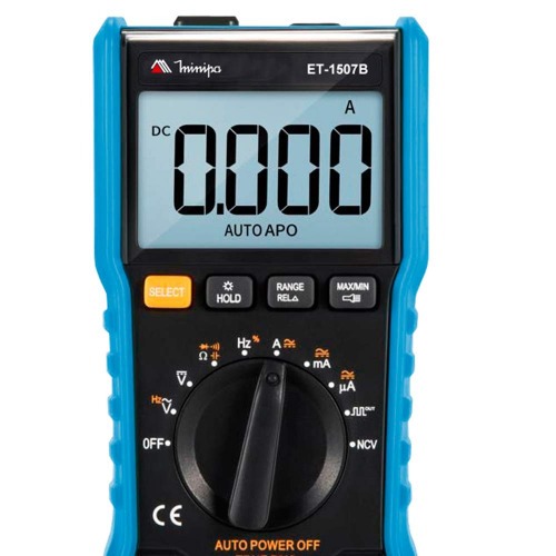 Multímetro digital portátil 600 volts CAT III - ET-1507B Multímetro digital portátil 600 volts CAT III - ET-1507B