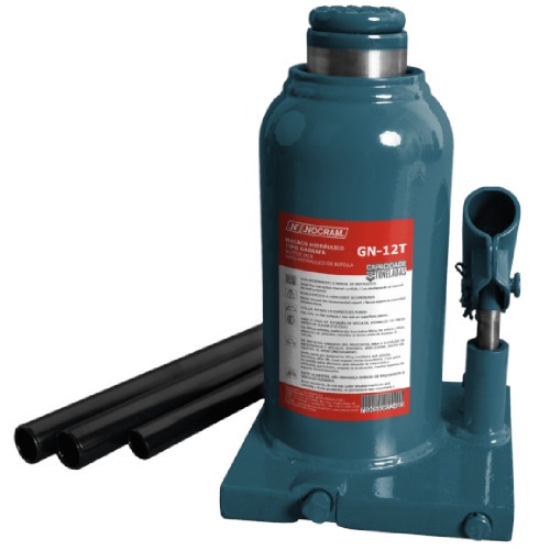 Macaco hidr�ulico tipo garrafa 12 toneladas - GN-12T