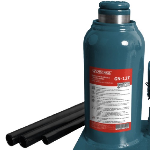 Macaco hidr�ulico tipo garrafa 12 toneladas - GN-12T