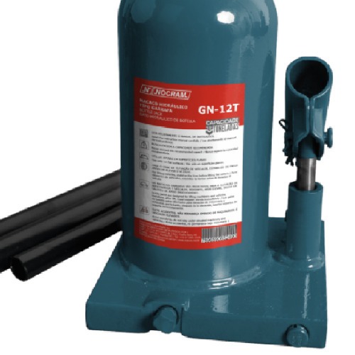 Macaco hidr�ulico tipo garrafa 12 toneladas - GN-12T