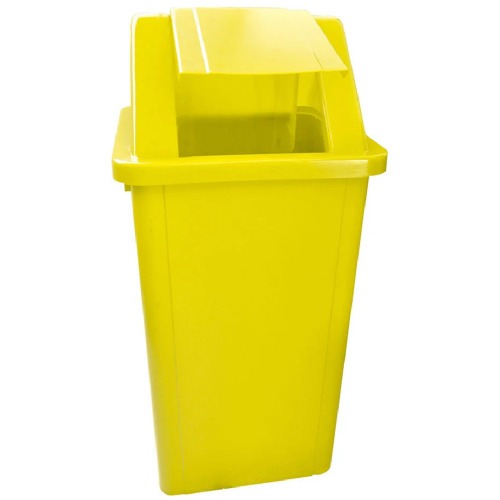 Cesto coletor de lixo 60L tampa basculante Sem adesivo - CV61 Cesto coletor de lixo 60L tampa basculante Sem adesivo - CV61