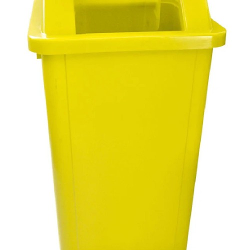 Cesto coletor de lixo 60L tampa basculante Sem adesivo - CV61 Cesto coletor de lixo 60L tampa basculante Sem adesivo - CV61