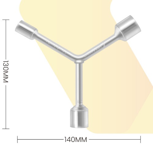 Chave 3 pontas soquetes ninja 12 x 14 x 17mm - BOM-1225 Chave 3 pontas soquetes ninja 12 x 14 x 17mm - BOM-1225