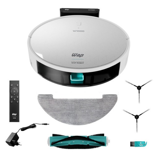 Rob� aspirador de p� 3 em 1 com mapeamento e controle remoto - Robot W1000  110V/220V