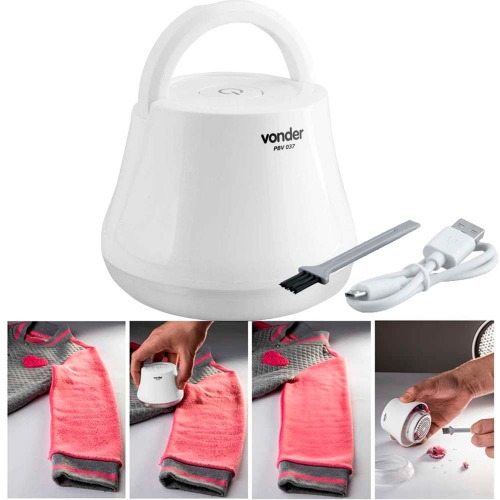 Papa bolinhas de roupas a bateria com cabo USB - PBV 037 Papa bolinhas de roupas a bateria com cabo USB - PBV 037