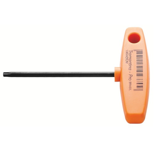 Chave hexalobular T45 x 150 mm cabo T aço cromo vanádio Chave hexalobular T45 x 150 mm cabo T aço cromo vanádio