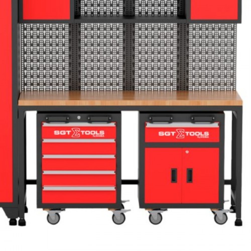 Arm�rio modular para oficina vermelho - 1205100650